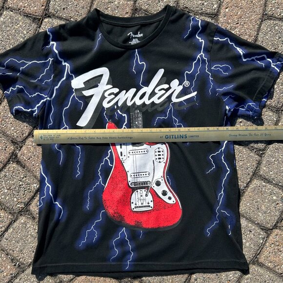 Fender All Over Print AOP T Shirt Sz XL - Picture 4 of 7